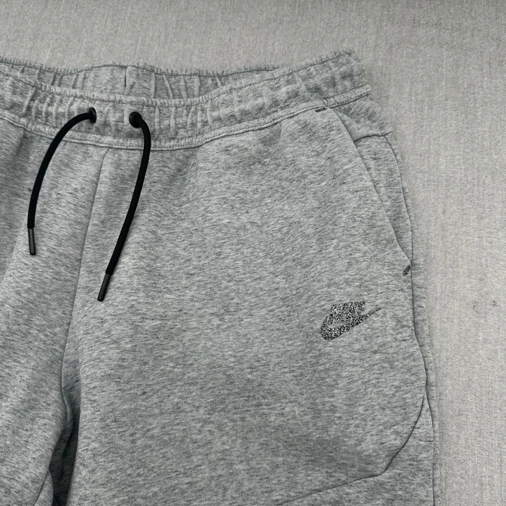 Nike Tech Sweatpants Mens XXL Gray Fleece Joggers Tapered Cuff